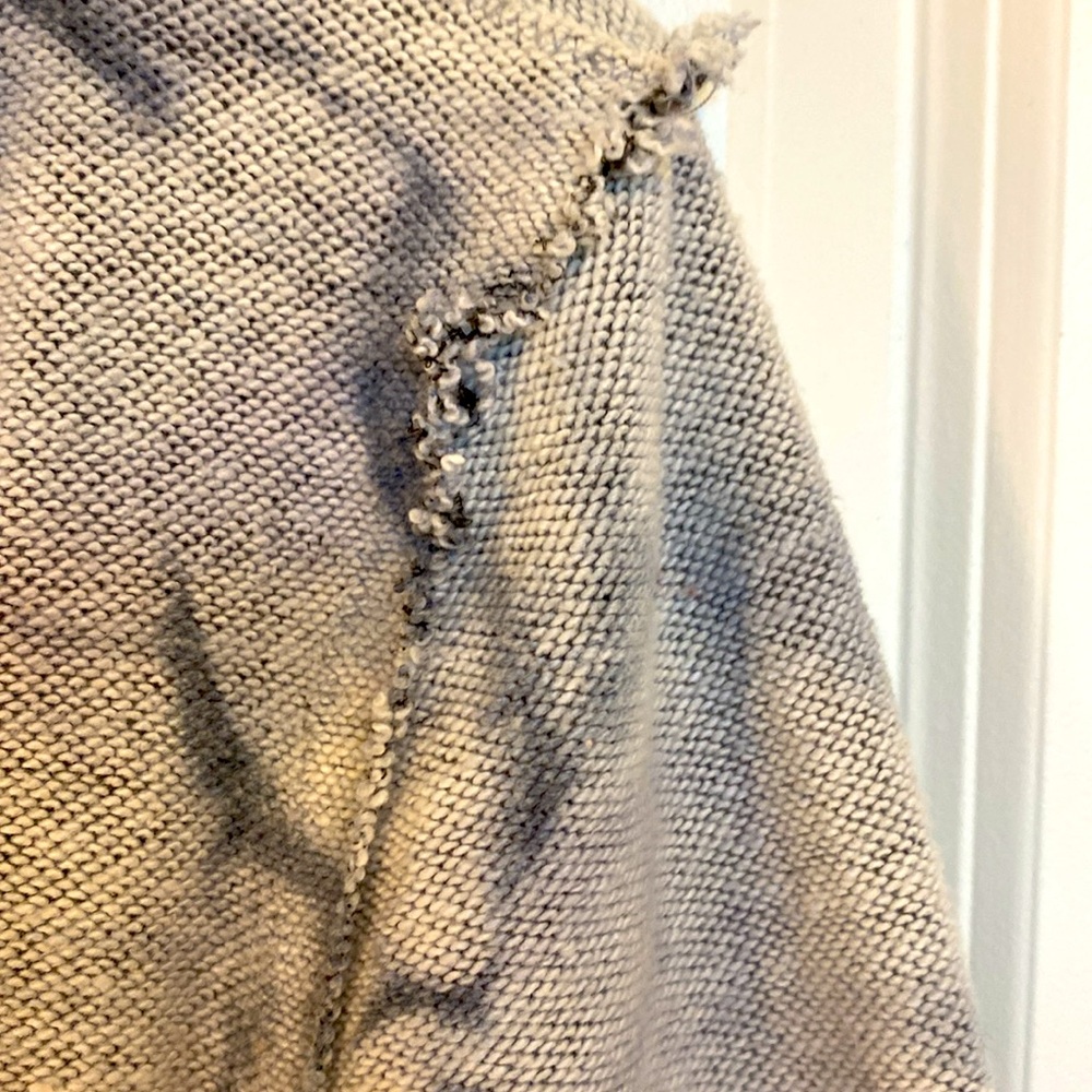 Free People Cloudy Day Sweatshirt in Blue - Picture 4 of 7